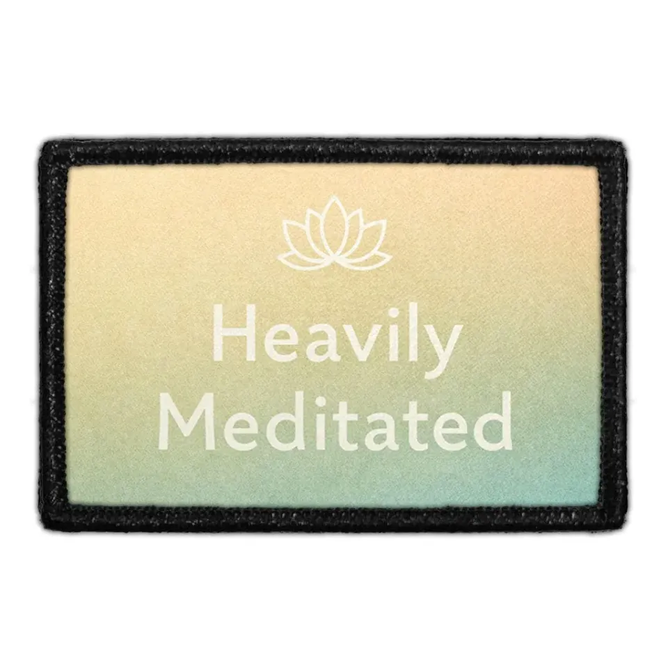 Pull Patch Heavily Meditated patch med velcro – yoga