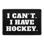 Pull Patch I Can't I Have Hockey patch med velcro 7,6x5 cm