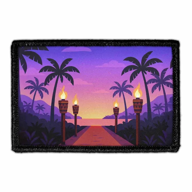 Pull Patch Torchlight Tropics patch med velcro 76 mm