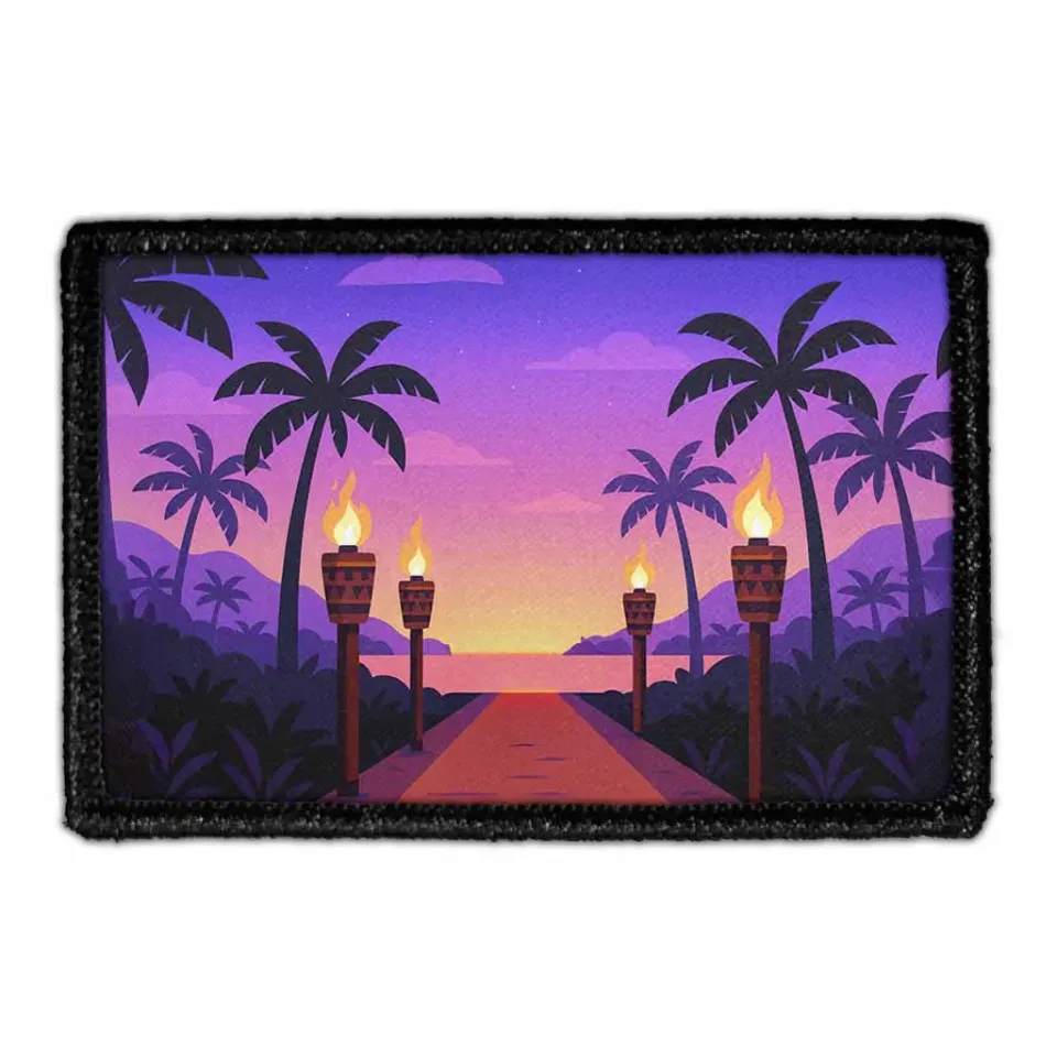 Pull Patch Torchlight Tropics patch med velcro 76 mm