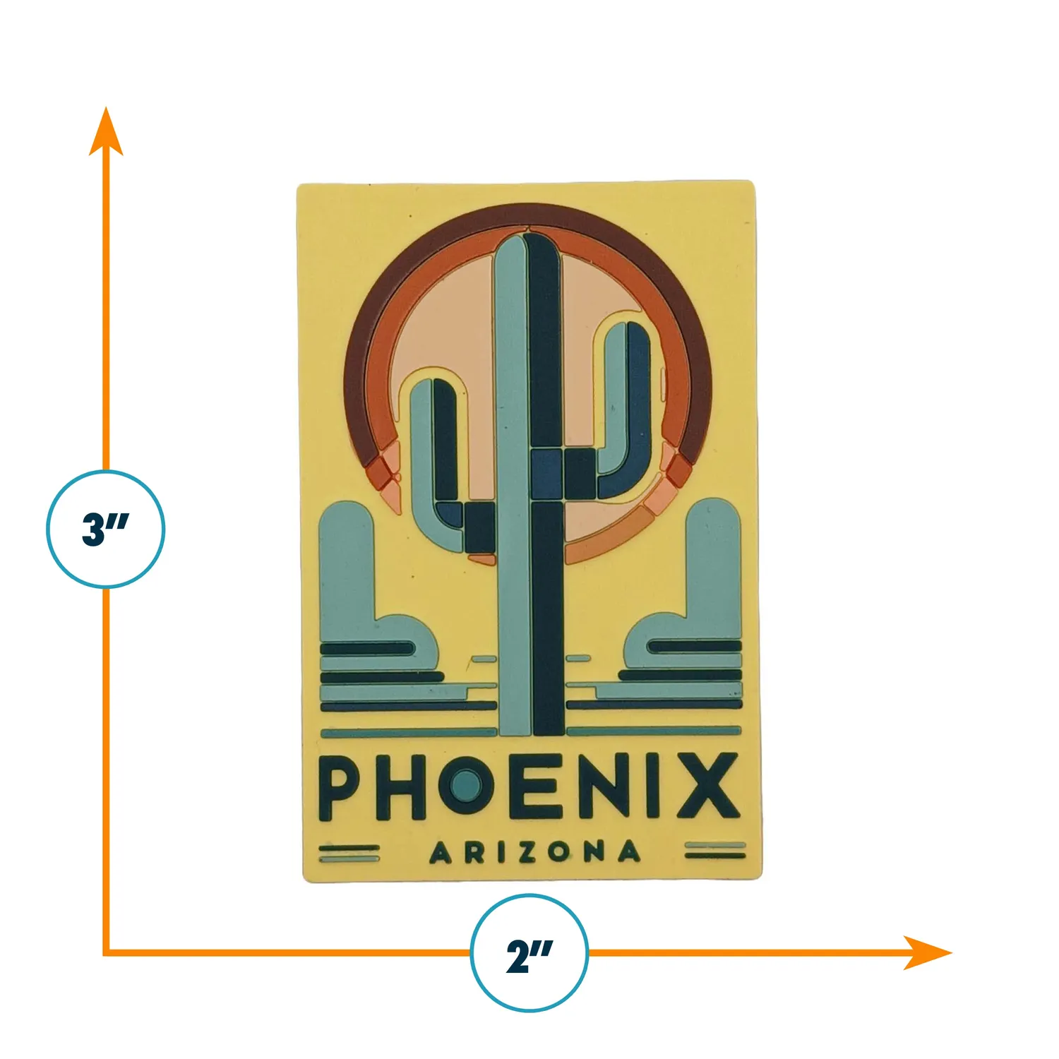 Vagabond Heart Phoenix køleskabsmagnet 76x51 mm PVC