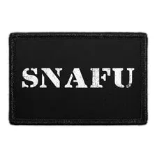 Pull Patch SNAFU patch militær tekst