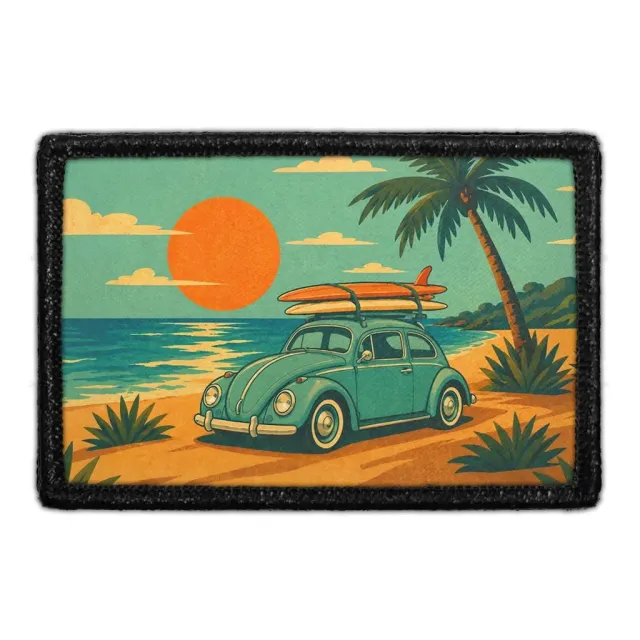 Pull Patch Surf Bug patch med velcro – strandmotiv