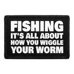 Pull Patch Wiggle Your Worm patch 76x51mm velcro