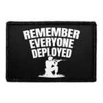 Pull Patch Remember Everyone Deployed patch med velcro 76x51