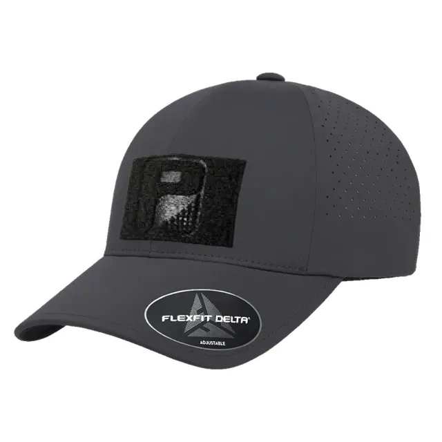 Pull Patch Delta Flexfit snapback cap mørkegrå
