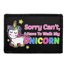 Pull Patch Walk My Unicorn patch 1 stk velcro
