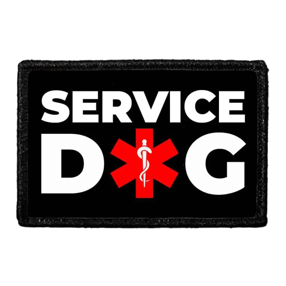 Pull Patch Service Dog Medical patch 76x51 mm servicehund