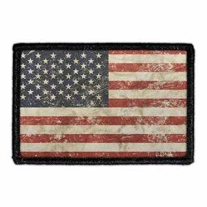 Pull Patch Peace Fingers American Flag patch