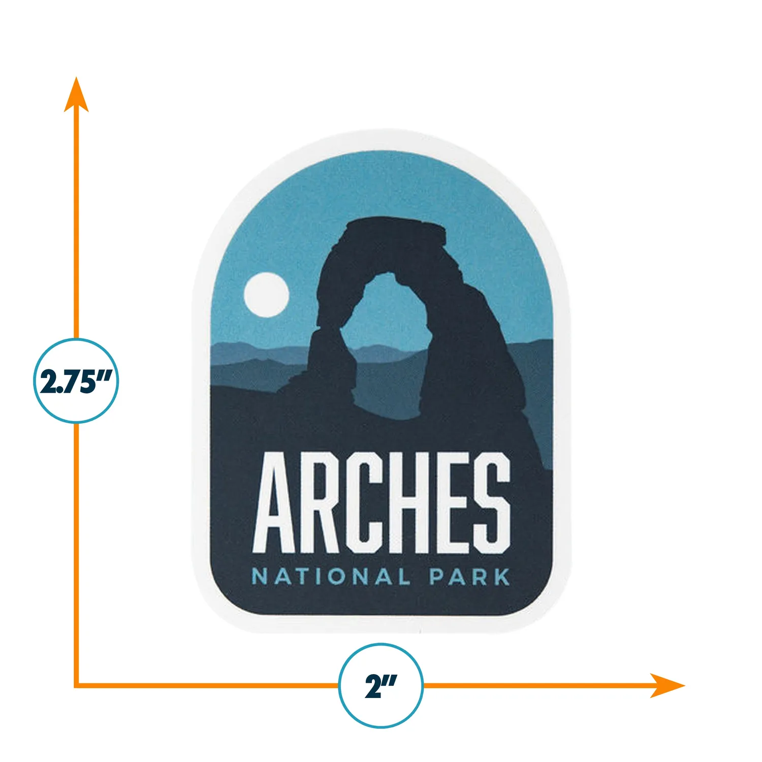 Vagabond Heart Arches klistermærke delicate arch