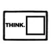 Pull Patch Think Outside The Box patch med velcro 76x51 mm