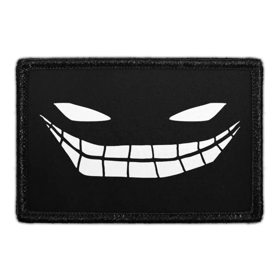 Pull Patch Evil Smile patch 76x51 mm sjov