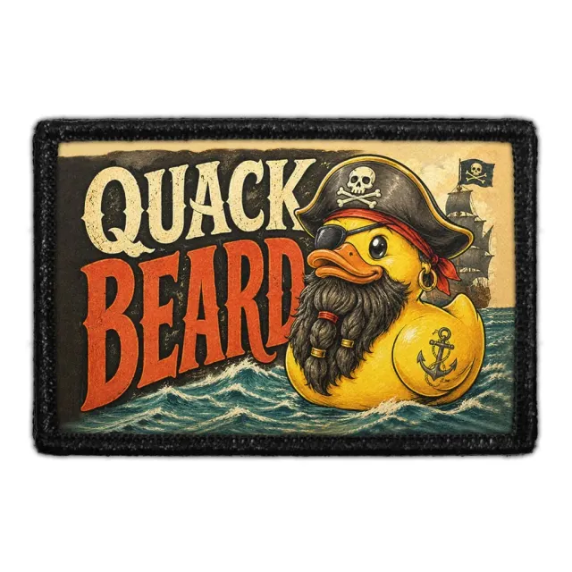 Pull Patch Quackbeard patch 76x51 mm pirat