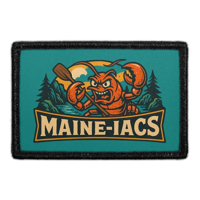 Pull Patch Maine-Iacs patch med velcro 76x51 mm