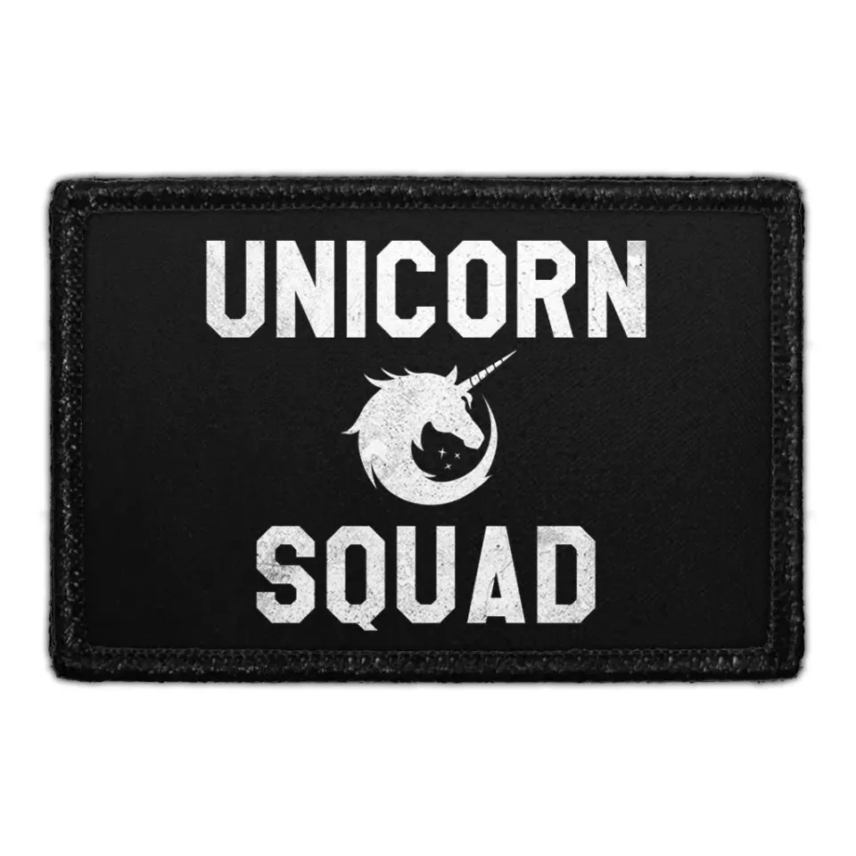 Pull Patch Unicorn Squad patch med velcro
