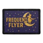 Pull Patch Frequent Flyer patch med velcro 76 mm flyver