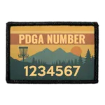 Pull Patch PDGA Mountain Retro patch custom 3x2