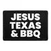 Pull Patch Jesus Texas BBQ patch velcro 76mm