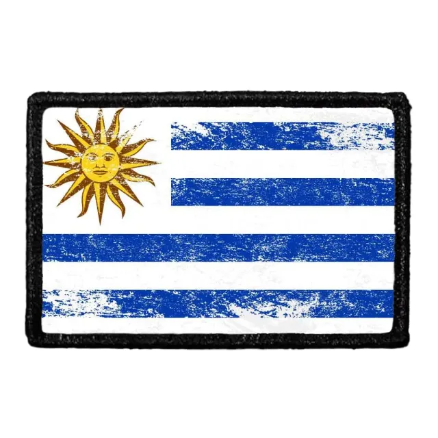 Pull Patch Uruguay Flag patch farvet vintage velcro
