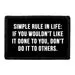 Pull Patch Simple Rule In Life patch velcro citat