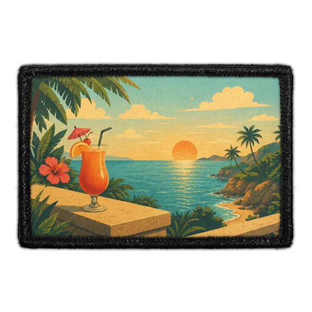 Pull Patch Vacation Juice patch med velcro 3x2 travel