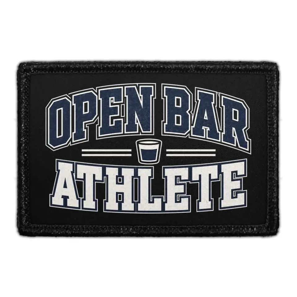 Pull Patch Open Bar Athlete patch 3x2 velcro – fest