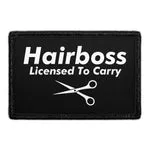 Pull Patch Hairboss Licensed To Carry patch med velcro humor