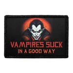 Pull Patch Vampires Suck In A Good Way patch halloween