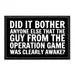 Pull Patch Operation Game patch med velcro citat