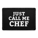 Pull Patch Just Call Me Chef patch med velcro chefmotiv