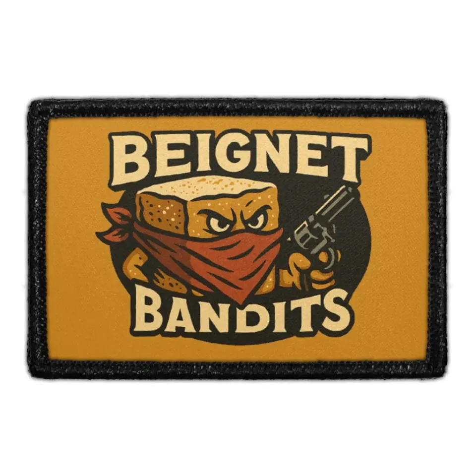 Pull Patch Beignet Bandits patch velcro 7,6x5 cm