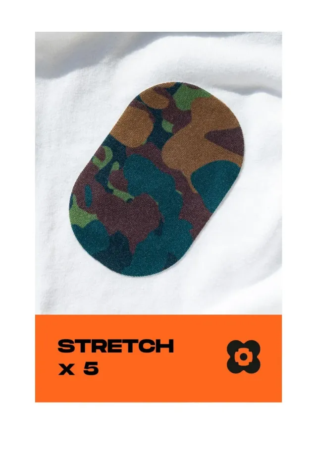 FabPatch Polku lapper 5 stk sort camo