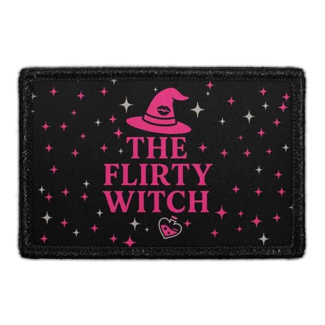 Pull Patch The Flirty Witch patch med velcro 76x51 mm