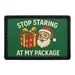 Pull Patch Stop Staring At My Package patch 3x2 fræk