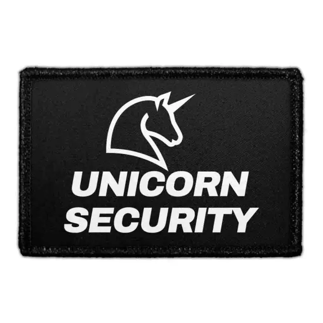 Pull Patch Unicorn Security patch med velcro sjov tekst