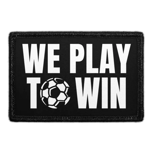 Pull Patch We Play To Win patch med velcro