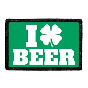 Pull Patch I Shamrock Beer patch velcro grøn