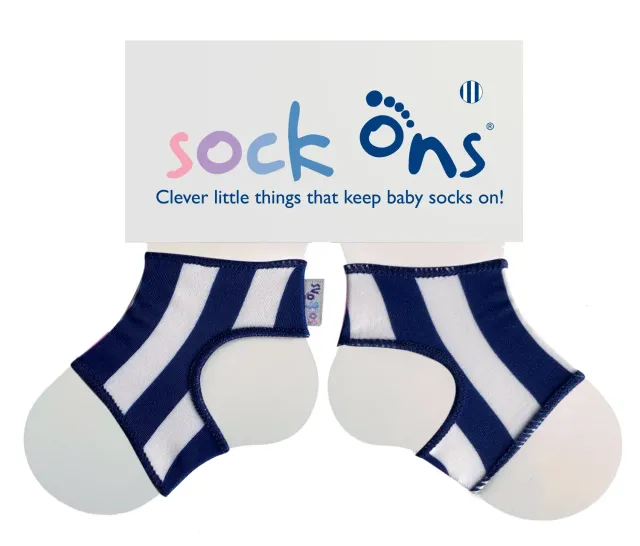 Sock Ons Designer strømpeholder pink spot 0-6