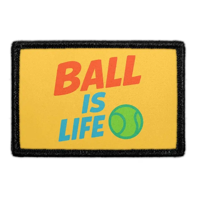 Pull Patch Ball Is Life patch med velcro boldglad