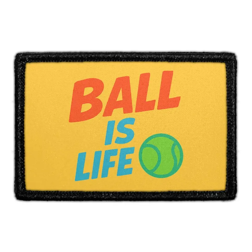 Pull Patch Ball Is Life patch med velcro boldglad