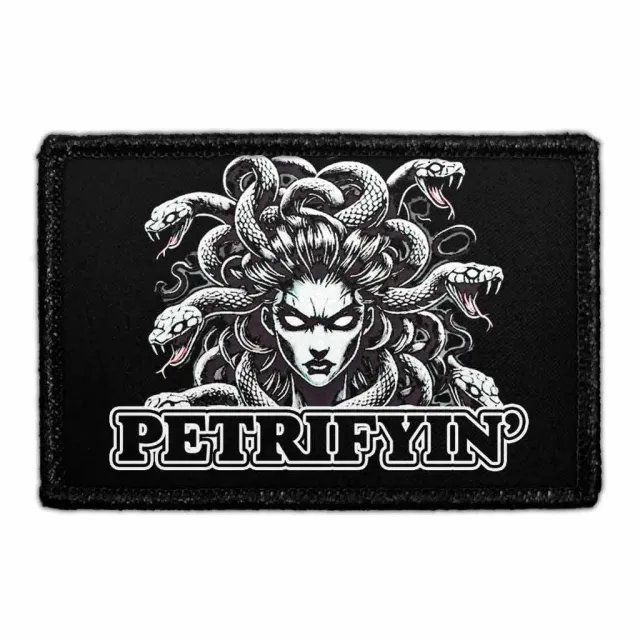 Pull Patch Petrifyn Medusa patch velcro halloween