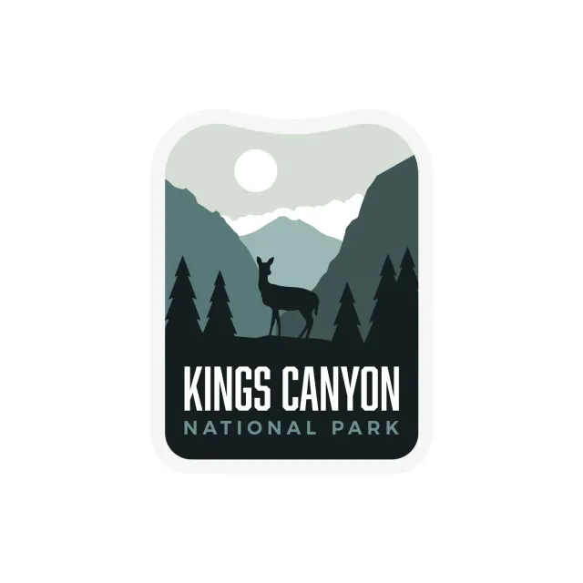 Vagabond Heart Kings Canyon klistermærke sequoia