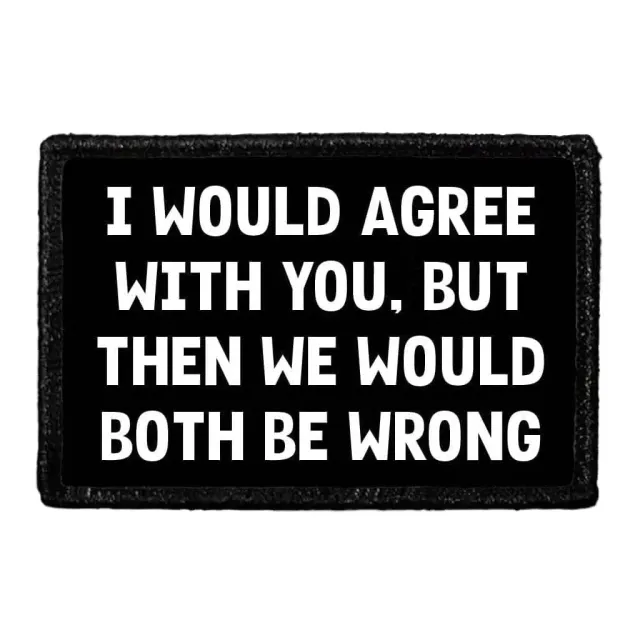 Pull Patch I Would Agree With You But Then We Would Both Be Wrong patch