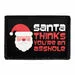 Pull Patch Santa Think You're An Asshole patch – sjov jul