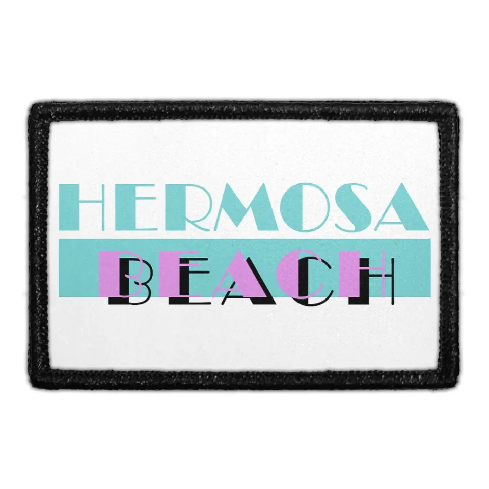Pull Patch Hermosa Beach Miami Vice patch med velcro