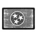 Pull Patch Tennessee State Flag patch med velcro sort-hvid