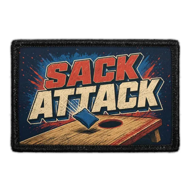 Pull Patch Sack Attack patch 76x51 mm velcro