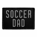 Pull Patch Soccer Dad patch velcro far 7,6x5 cm