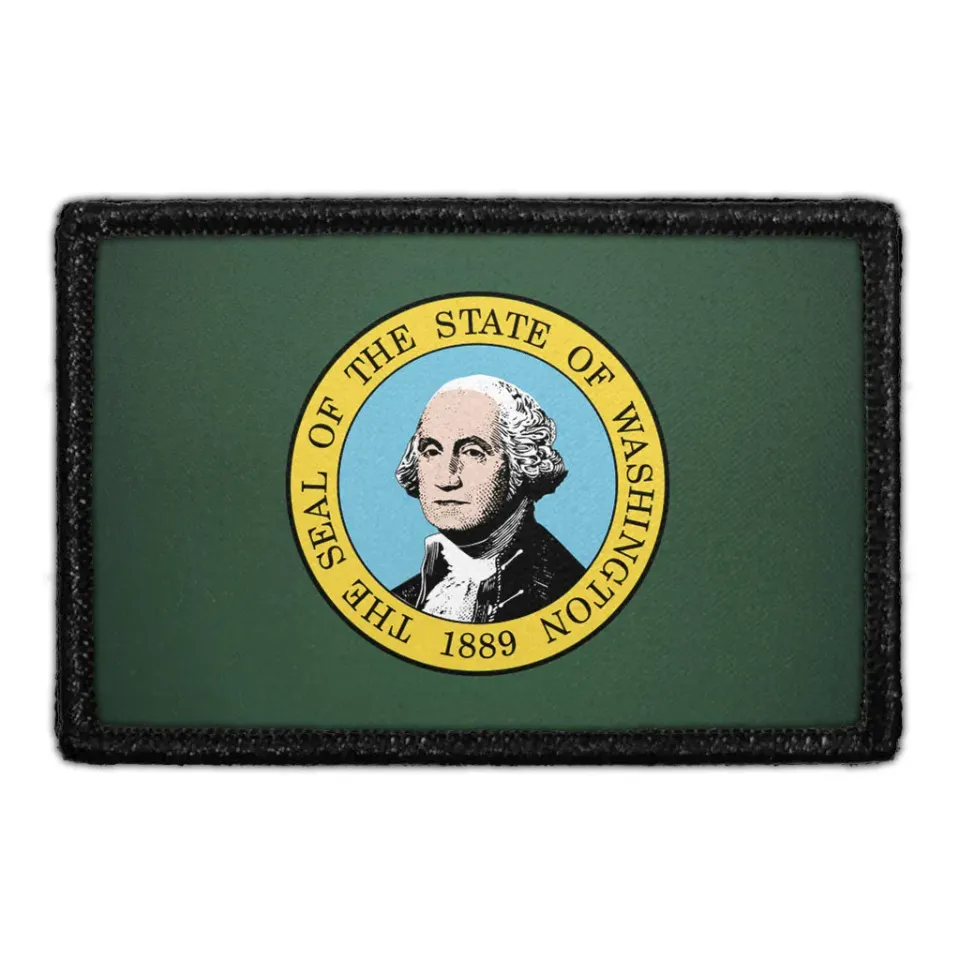 Pull Patch Washington State Flag patch farve