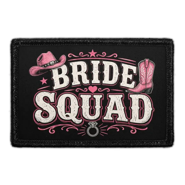 Pull Patch Bride Squad Western patch 7,6x5 cm polterabend